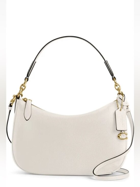 Coach Handbags - NWOT COACH Sutton Handbag/Crossbody in Chalk Polished Pebble Leather
